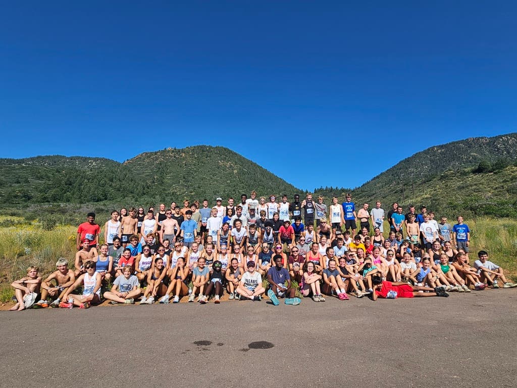 The Bear runners gathered at last year's course